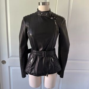 Burberry Quilted Leather Jacket